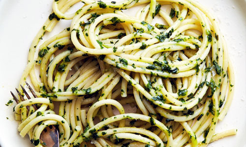 Heirloom Basil & Garlic Tagliolini